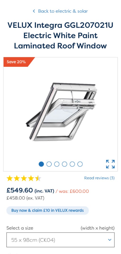 Sterlingbuild product detail page