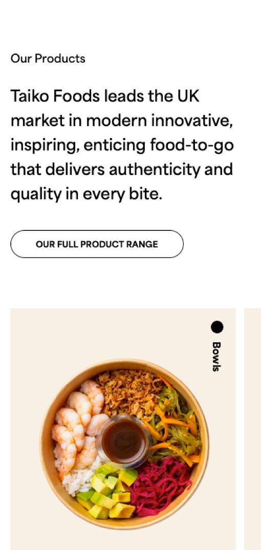 Taiko Food Mobile Bowl