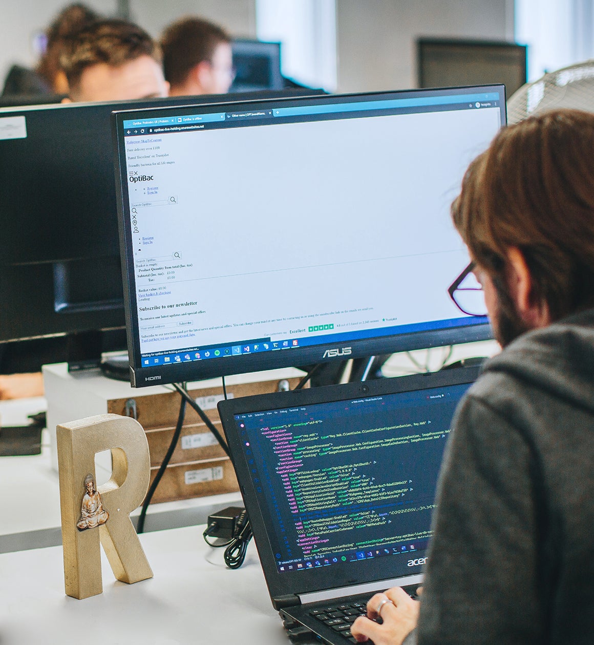 Ridgeway team working in the office