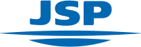 JSP logo in brand blue
