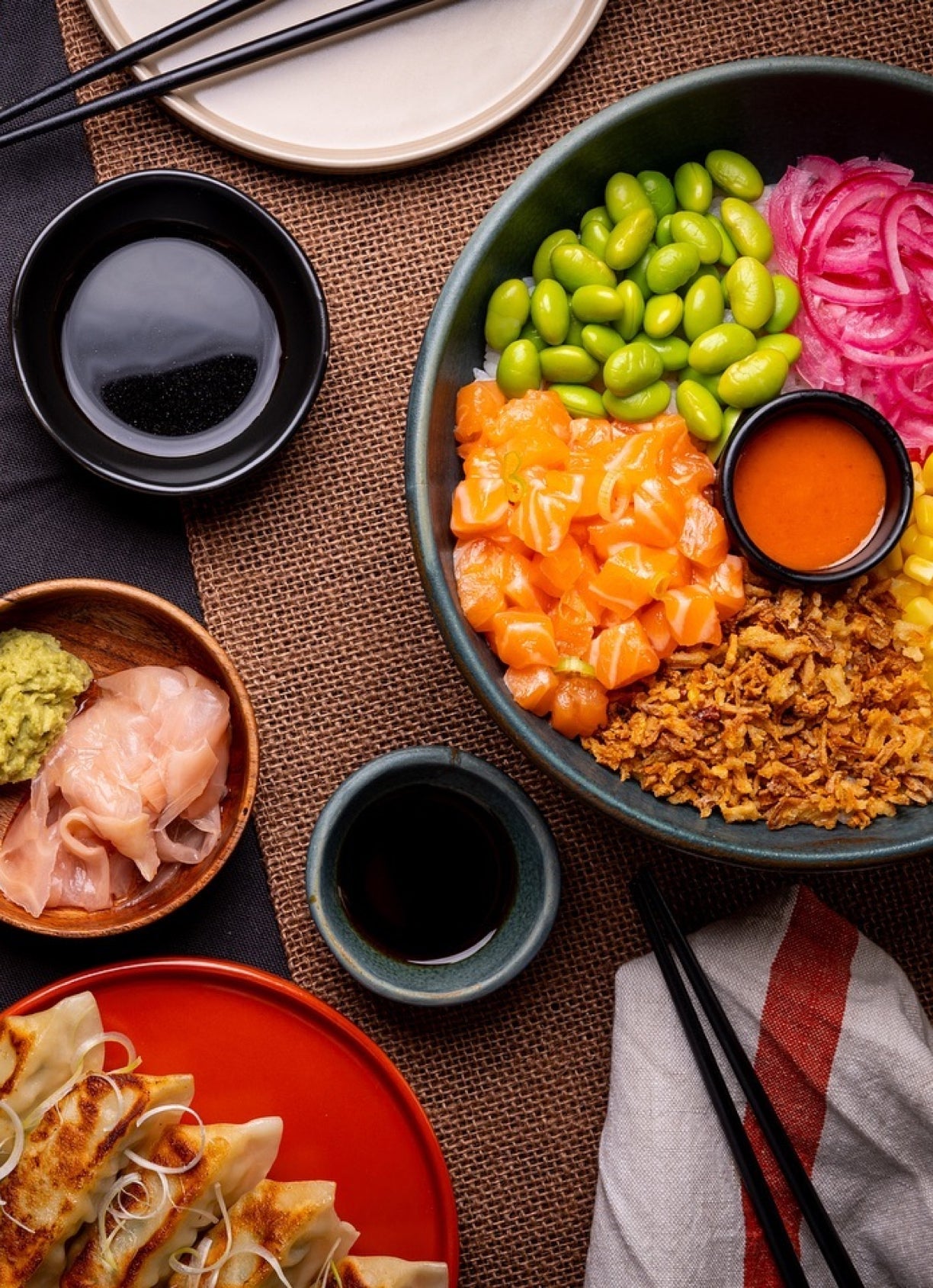 Taiko Food Desktop Website View Bowls