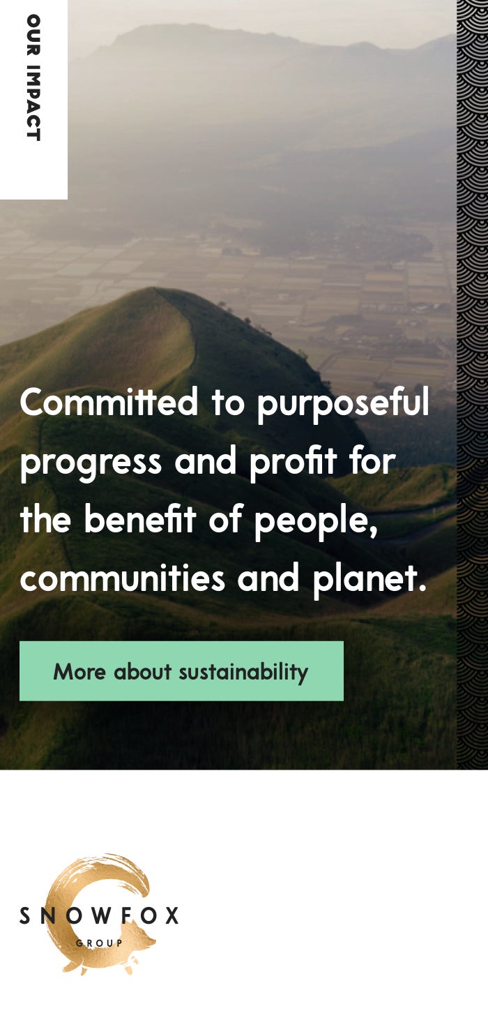 Mobile website design for Our Impact page