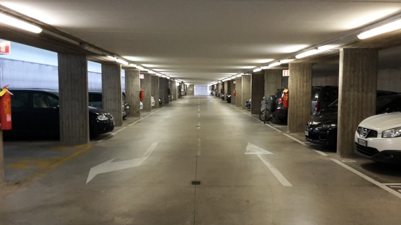 Il parcheggio della Zona Talvera 