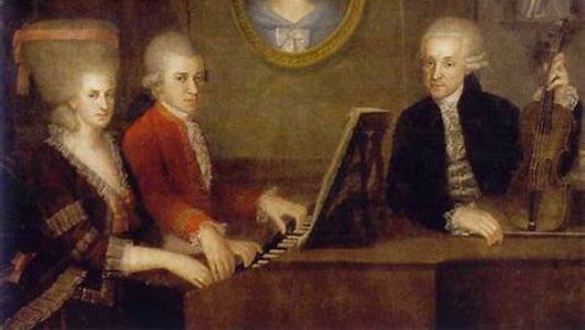 Dipinto di Mozart (foto: Vivaldi)