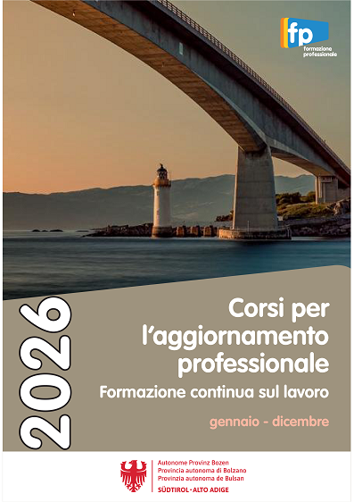 La copertina del catalogo di Formazione Continua 2026