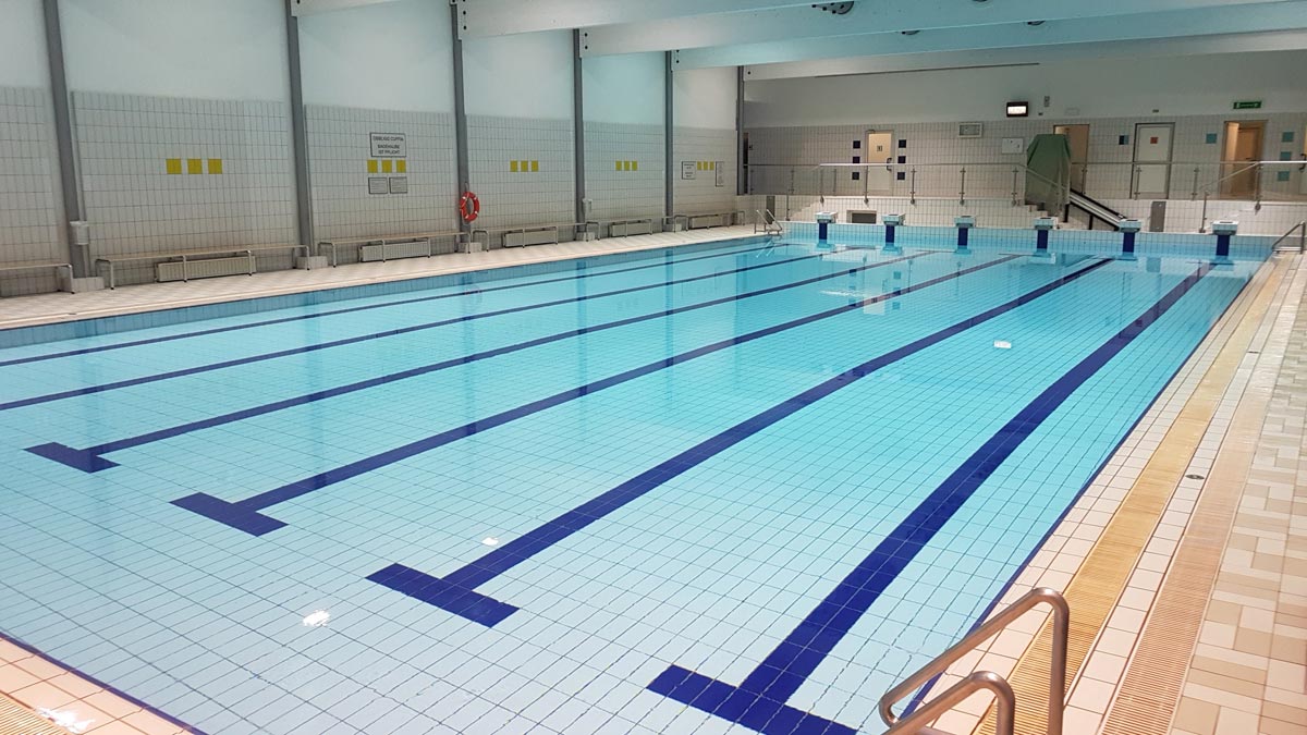 Una veduta della Piscina Samuele