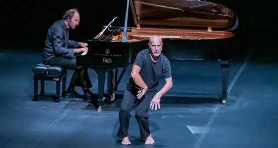 Sieni e Rebaudengo in scena (foto: Archivio Andrea Rebaudengo)