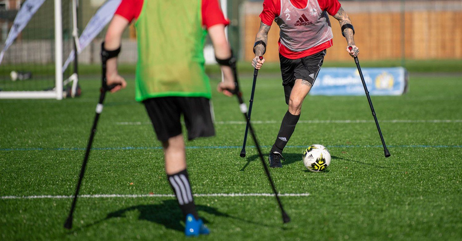 Crutches And The England Amputee Football Association - Complete Care Shop