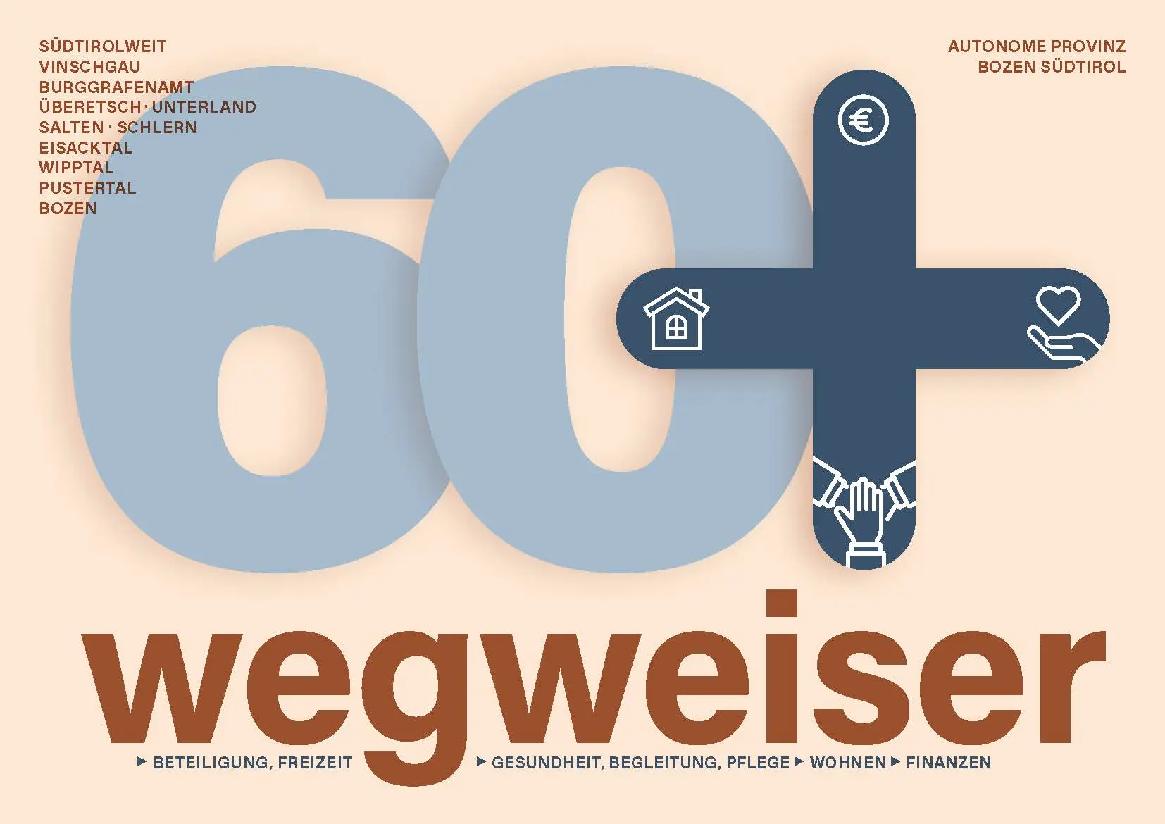 Wegweiser über die wichtigen sozialen Anlaufpunkte für Personen der Generation 60+