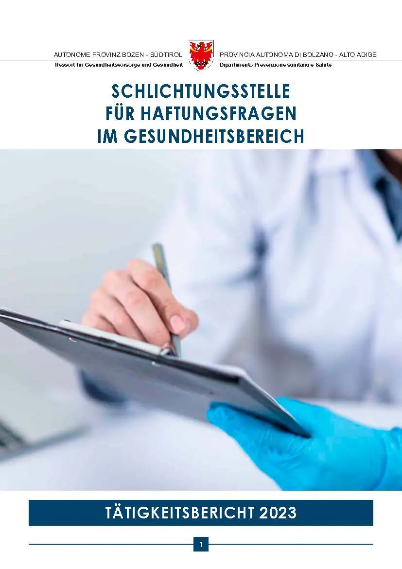 Tätigkeitsbericht 2023 - Schlichtungsstelle