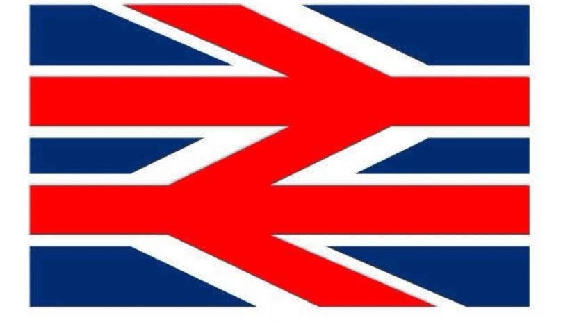 Great British Railways logo in red and blue