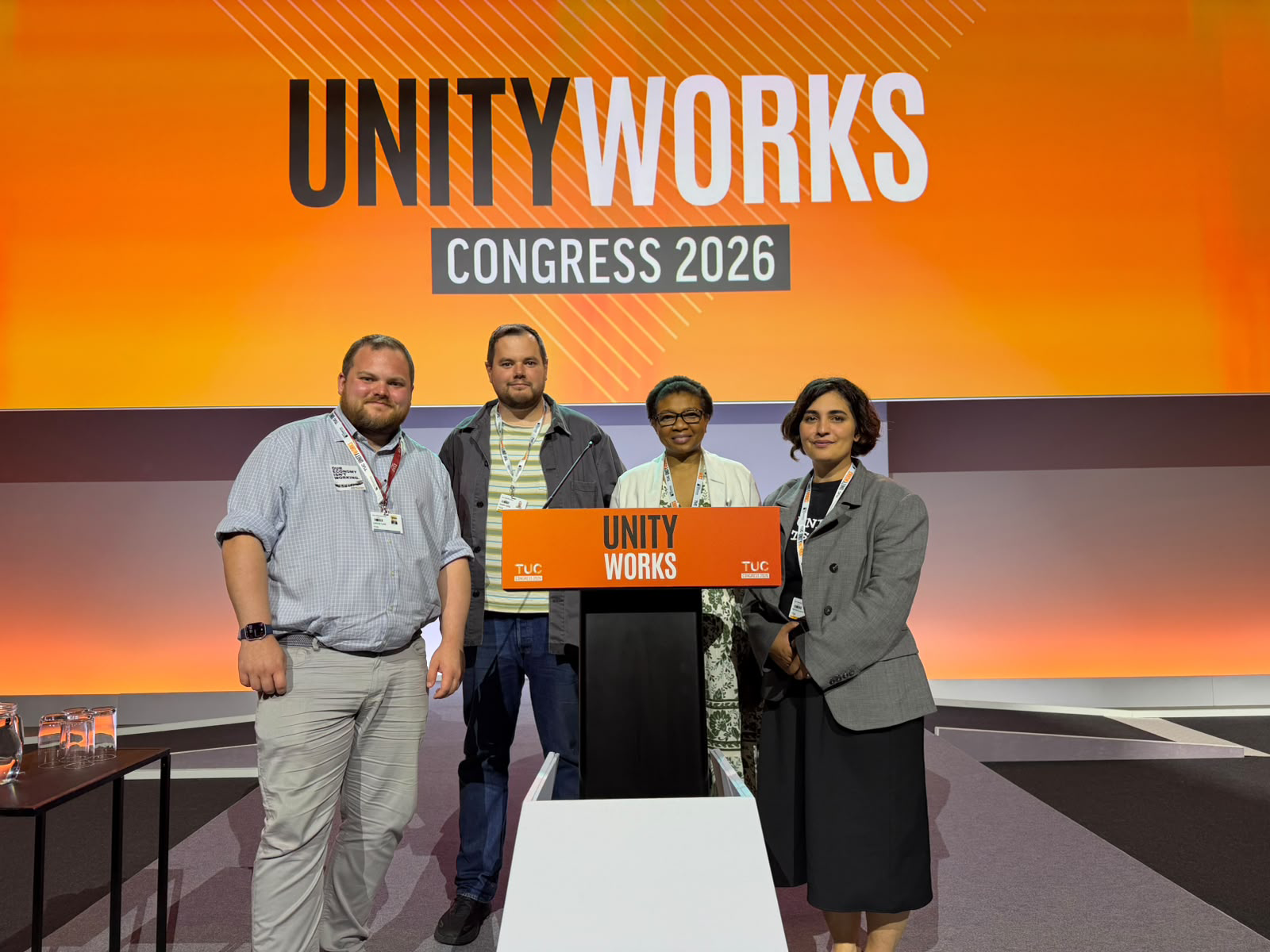 The TUC TSSA delegation