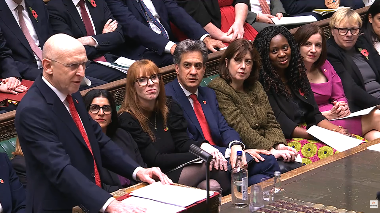 John Healey at the Despatch box