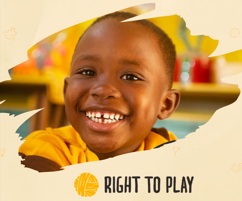 Vårt bidrag til Right To Play har hjulpet 592 barn