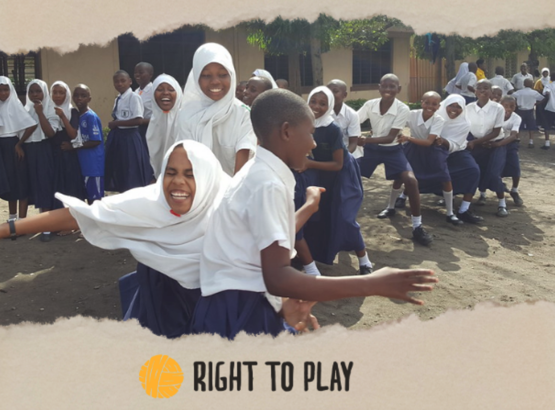 Dentsu Norge har støttet Right To Play i flere år.