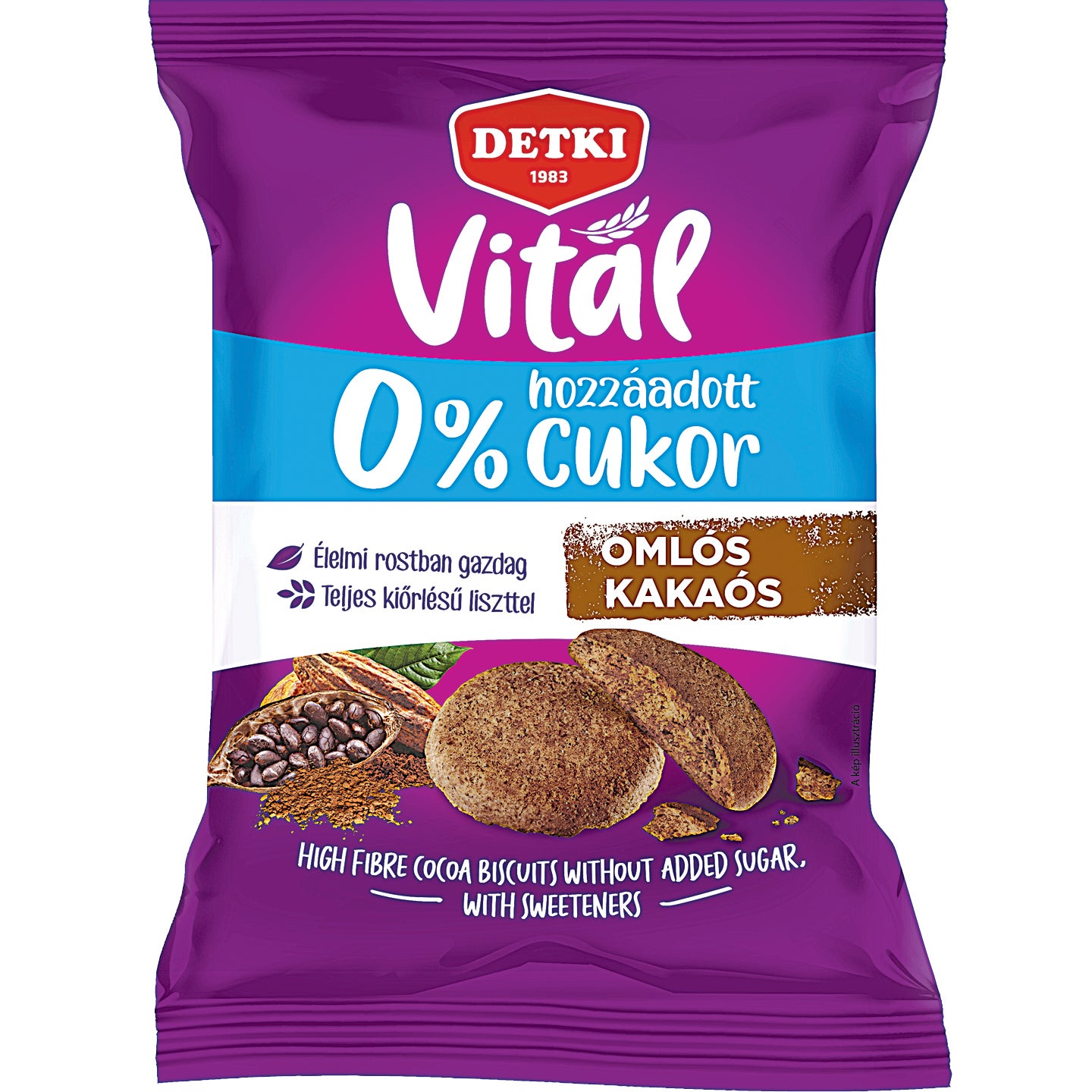 DETKI HOZZÁADOTT CUKOR NÉLKÜL KAKAÓS OMLÓS 180G