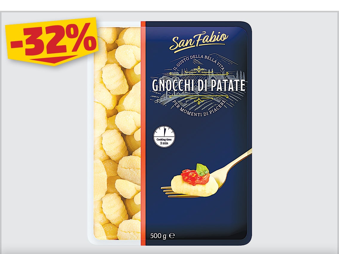 SAN FABIO GNOCCHI 500G, 549 Ft helyett 369 Ft