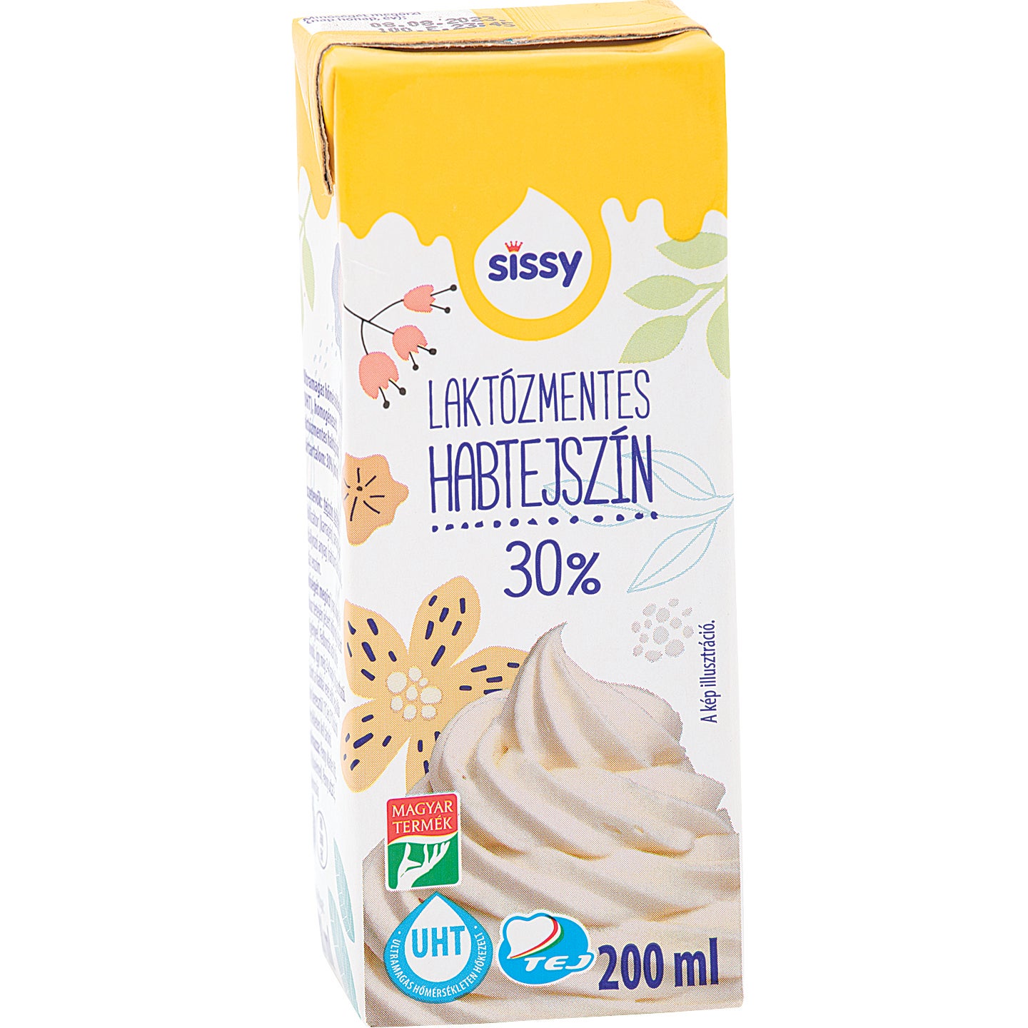 SISSY LAKTÓZMENTES UHT HABTEJSZÍN 200ML