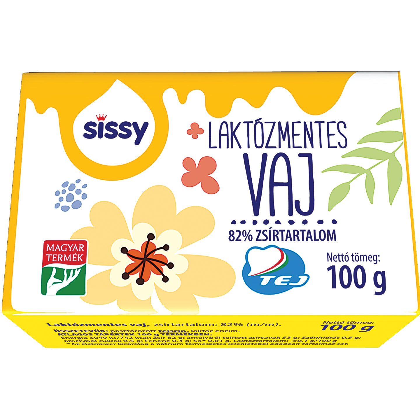SISSY LAKTÓZMENTES TEAVAJ 100G