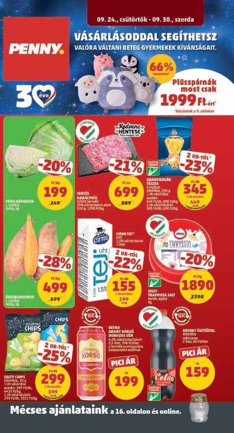 39.heti Penny reklámújság
