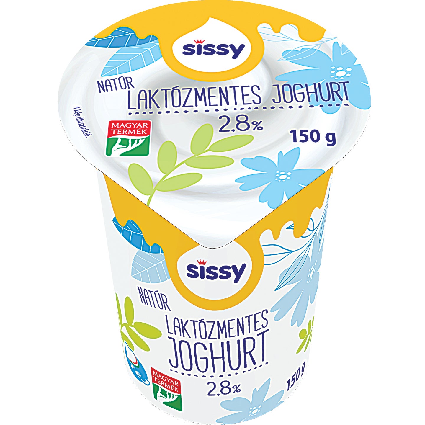 SISSY LAKTÓZMENTES NATÚR JOGHURT 150G