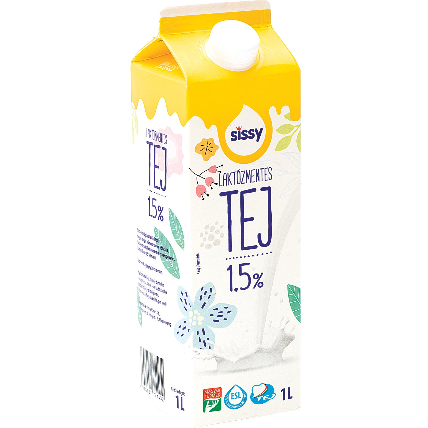 SISSY LAKTÓZMENTES ESL TEJ 1,5%