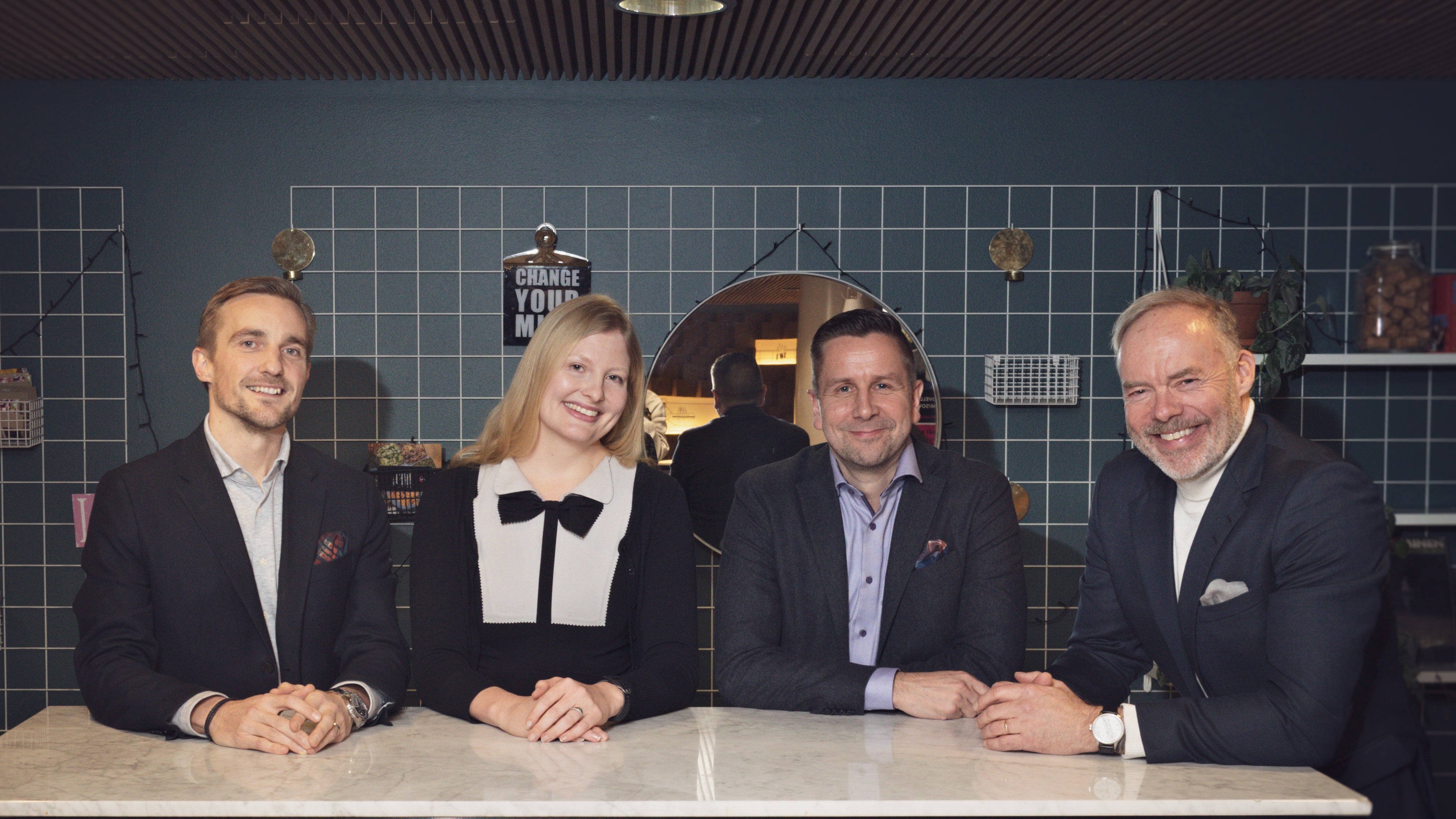 Mikael Castrén, Reetta Peltola, Tuomas Kurki ja Pauli Aalto-Setälä