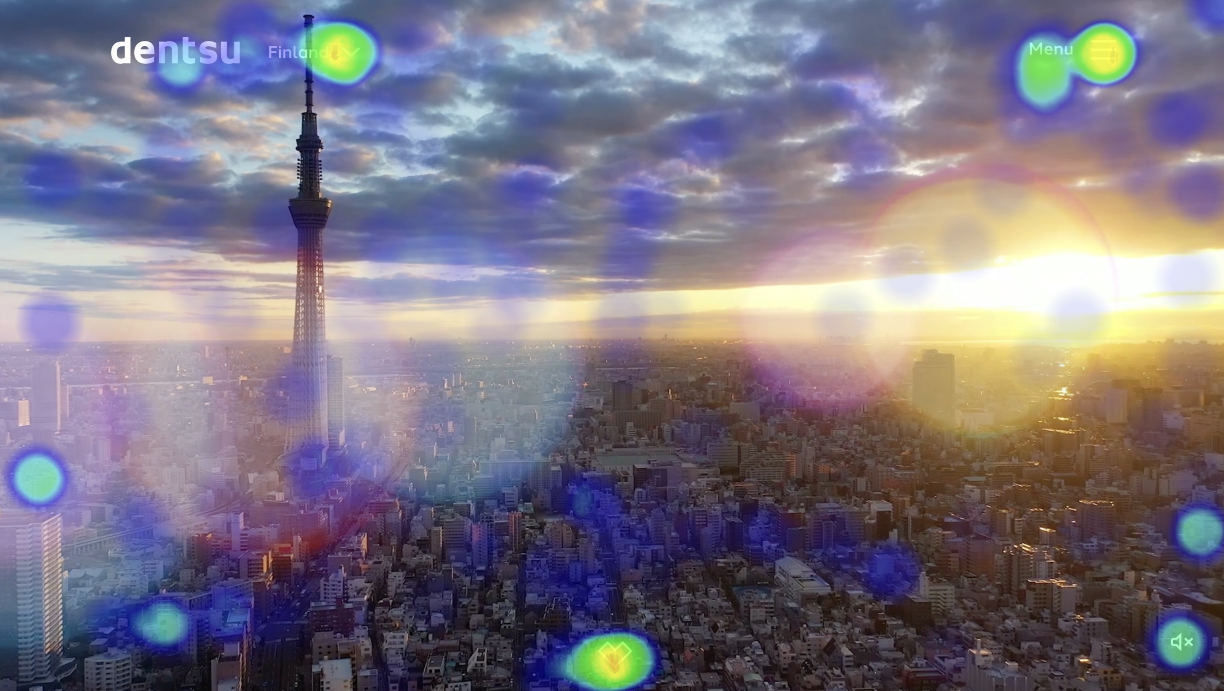 Lämpökartoilla voidaan tutkia sivuston käytettävyyttä ja löytää mahdollisia epäkohtia