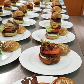 Insekten zum Essen , Insektenburger