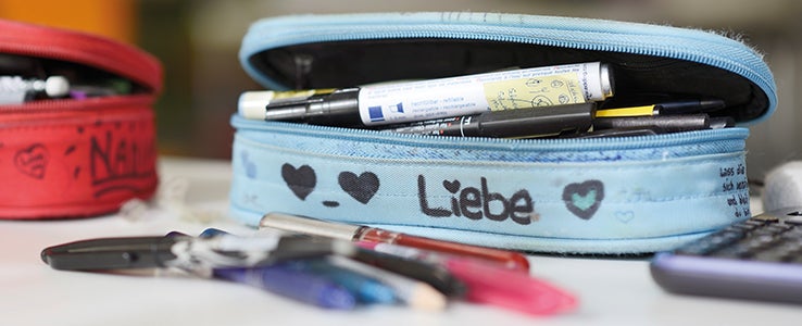 Individuell gestaltete Schulmaterialien