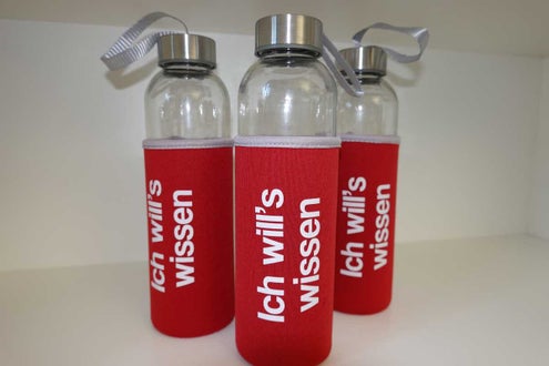 Unsere Trinkflaschen – Glas statt Plastik