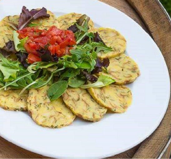 Schön angerichteter Teller