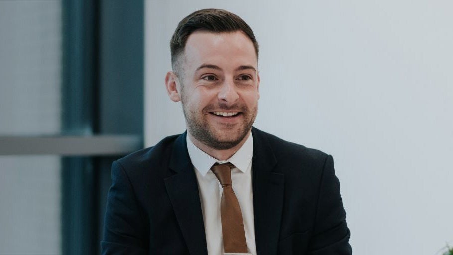 Karl Lamb, Newcastle Financial Adviser, smiling