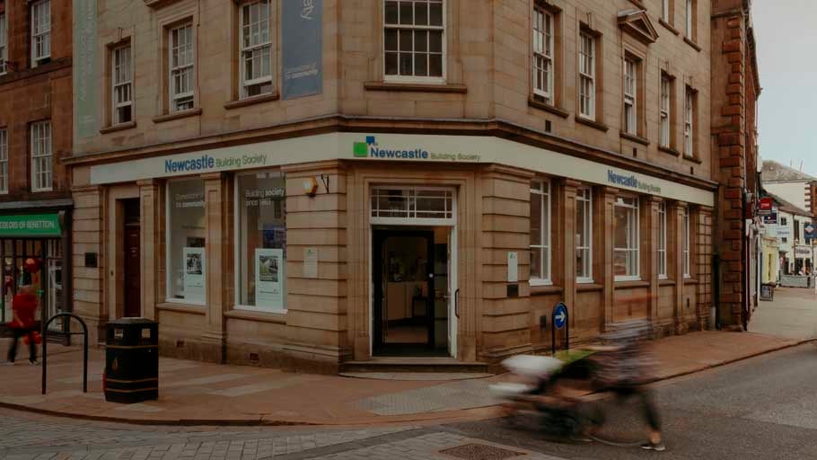 Newcastle Building Society Penrith branch.