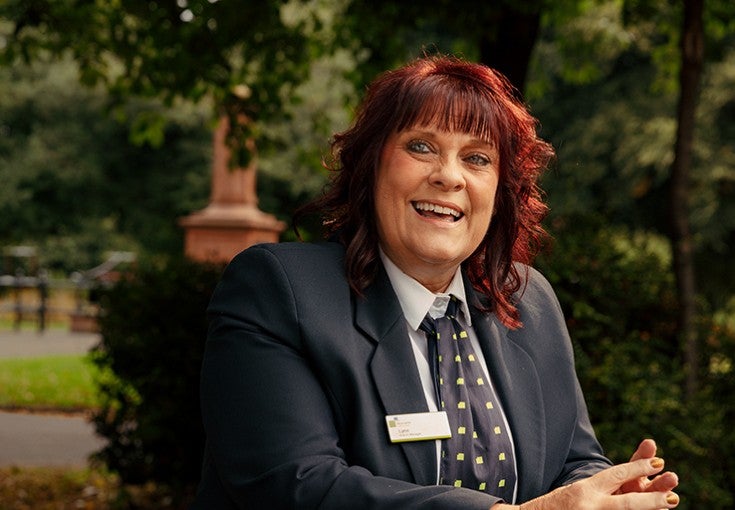 Gosforth Branch Manager, Lynn Richardson, smiling at the camera