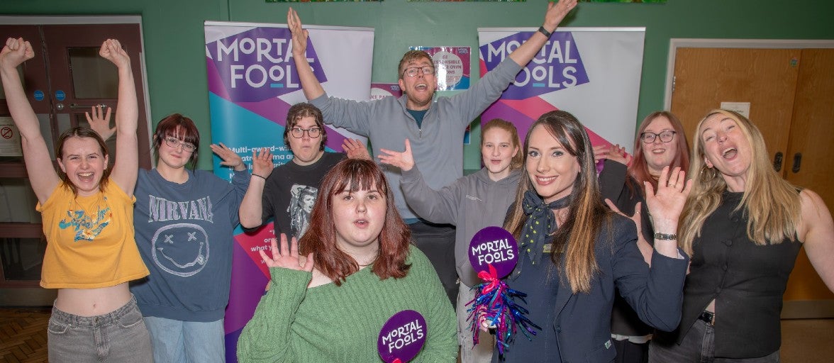 A group of people posing for a photo.