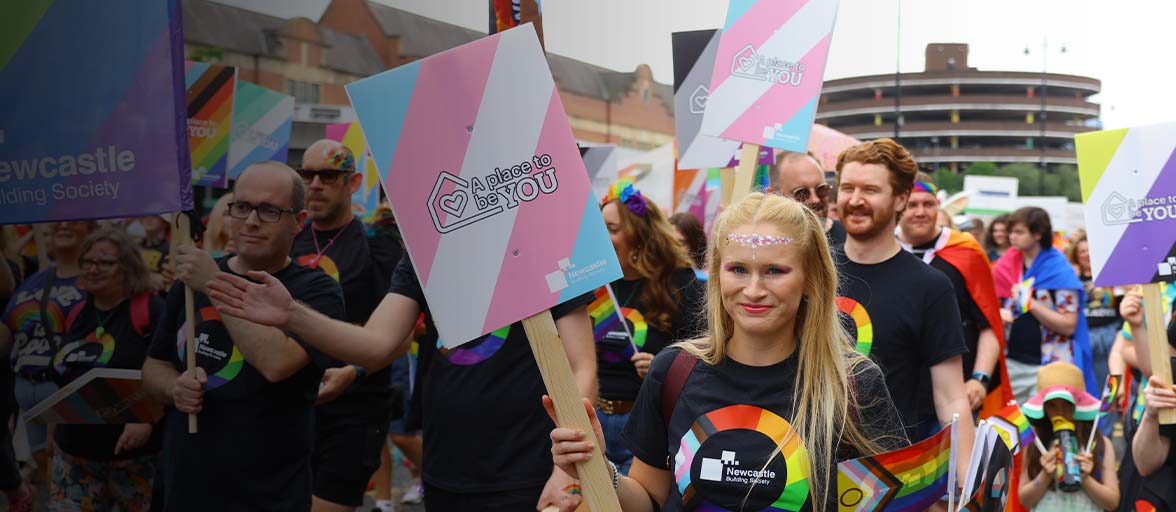 Colleagues in Northern Pride March 