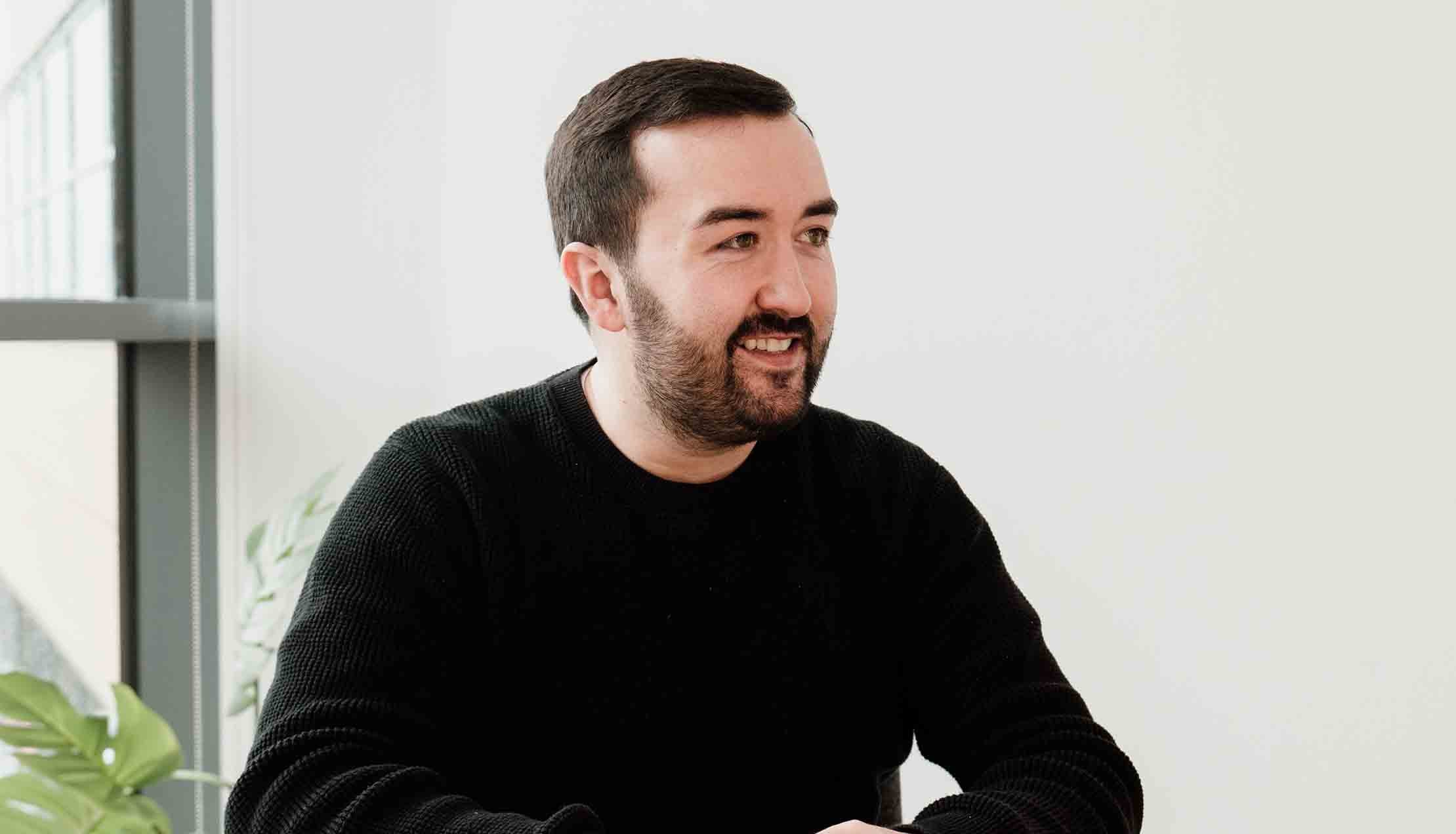 Callum Whitfield, Newcastle Financial Adviser, smiling