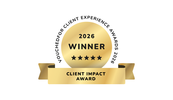 Winner VouchedFor Client Impact award 2026