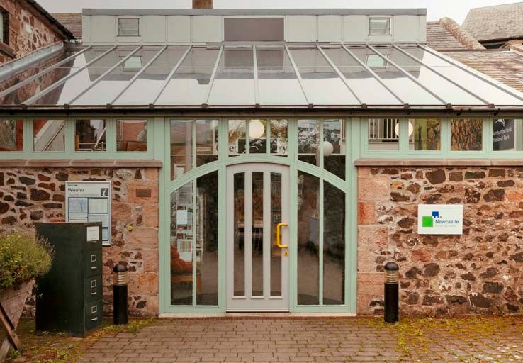 Exterior of Wooler branch. 