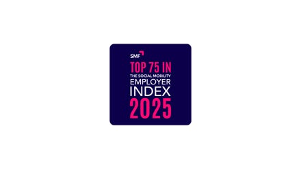 SMF, Top 75 in social mobility employer index 2025 logo