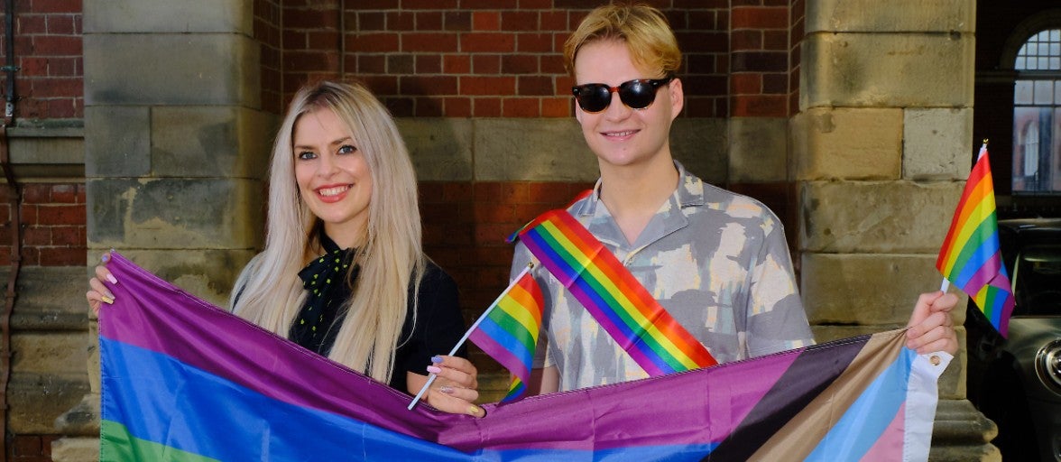 Newcastle Building Society at Darlington Pride event