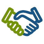 Icon of hands shaking