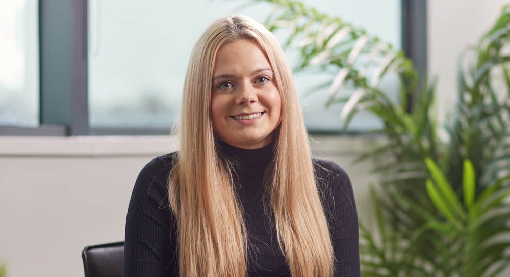 Chloe Rowe, Newcastle Financial Adviser, smiling