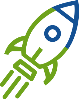 Icon of a rocket