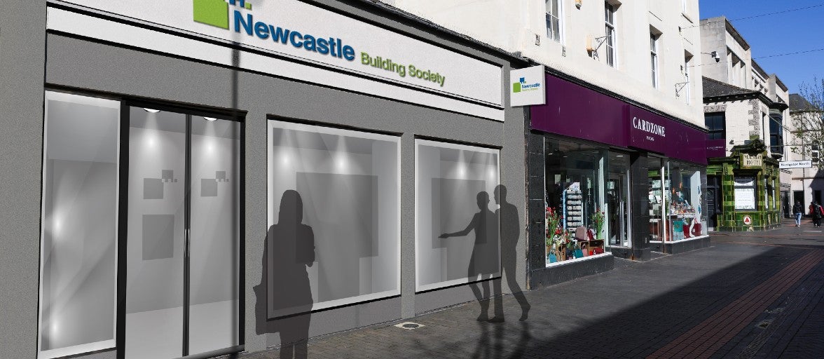 Artist's impression of what the new Newcastle Building Society Middlesbrough branch might look like.