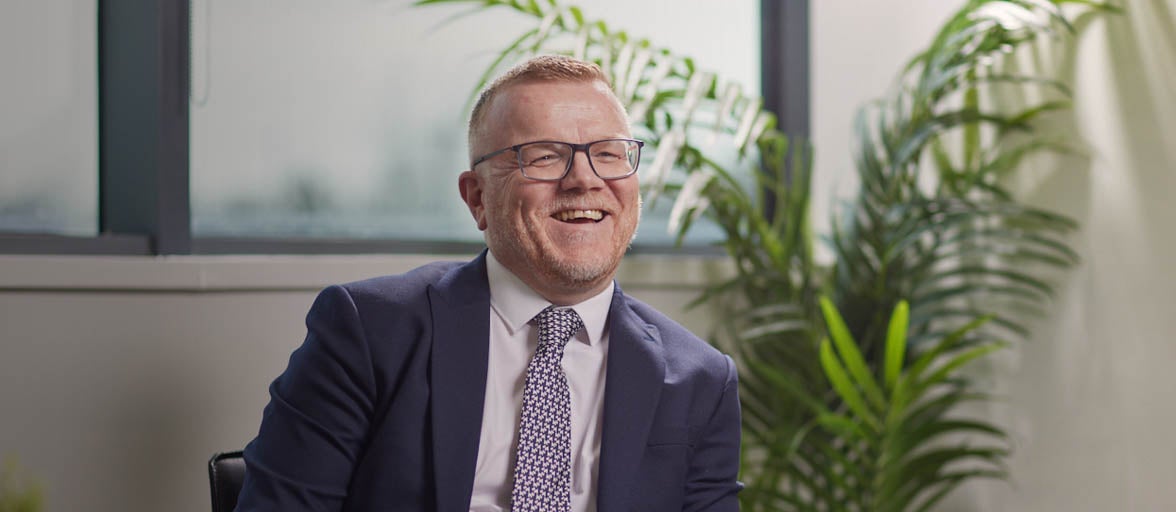 Carl Shropshire, Newcastle Financial Adviser, smiling