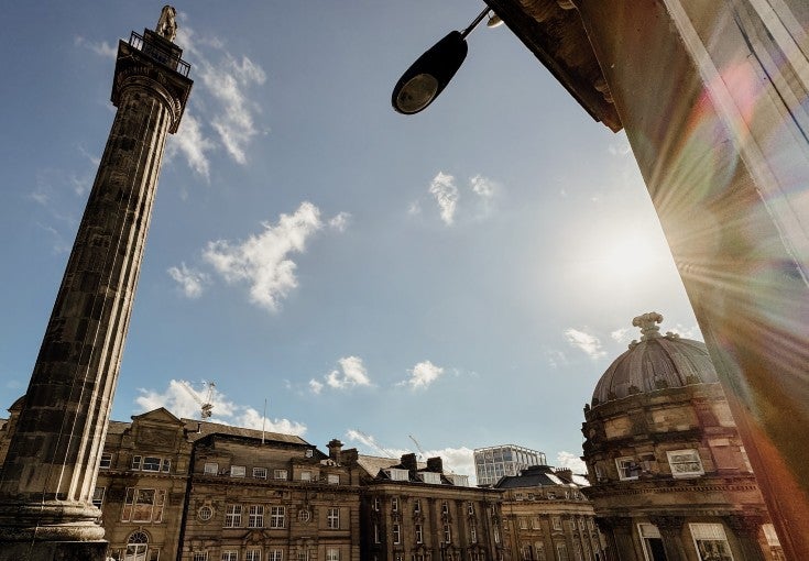 Grey's Monument in Newcastle city centre