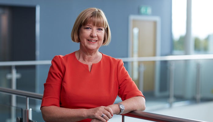 Anne Shiels smiling in Cobalt office.