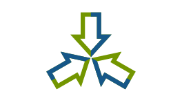 A group of arrows pointing to the center